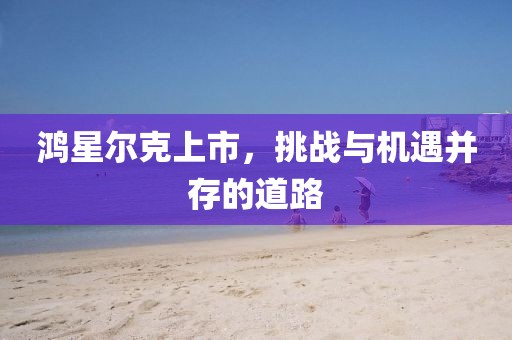 鴻星爾克上市，挑戰(zhàn)與機遇并存的道路