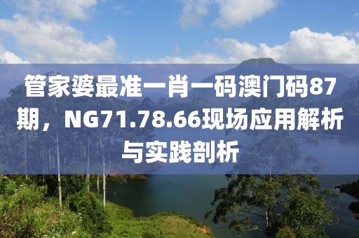 管家婆最準一肖一碼澳門碼87期，NG71.78.66現(xiàn)場應用解析與實踐剖析