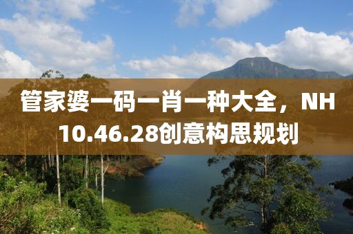 管家婆一碼一肖一種大全，NH10.46.28創(chuàng)意構思規(guī)劃