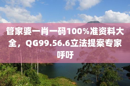 管家婆一肖一碼100%準(zhǔn)資料大全，QG99.56.6立法提案專家呼吁