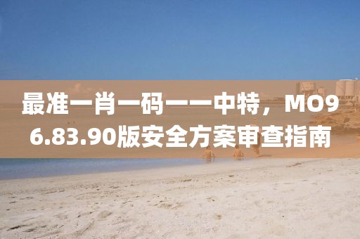 最準一肖一碼一一中特，MO96.83.90版安全方案審查指南