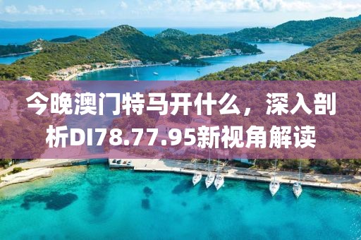 今晚澳門特馬開什么，深入剖析DI78.77.95新視角解讀