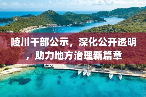 陵川干部公示，深化公開透明，助力地方治理新篇章