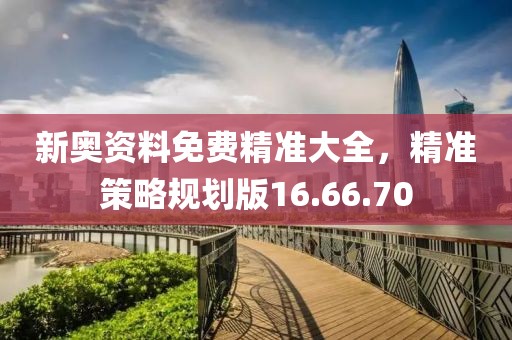 新奧資料免費(fèi)精準(zhǔn)大全，精準(zhǔn)策略規(guī)劃版16.66.70
