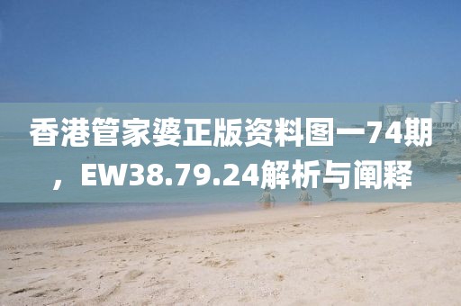 香港管家婆正版資料圖一74期，EW38.79.24解析與闡釋