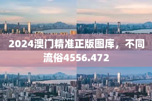 2024澳門精準(zhǔn)正版圖庫，不同流俗4556.472