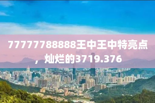 77777788888王中王中特亮點(diǎn)，燦爛的3719.376