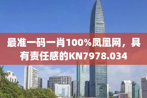 最準(zhǔn)一碼一肖100%鳳凰網(wǎng)，具有責(zé)任感的KN7978.034