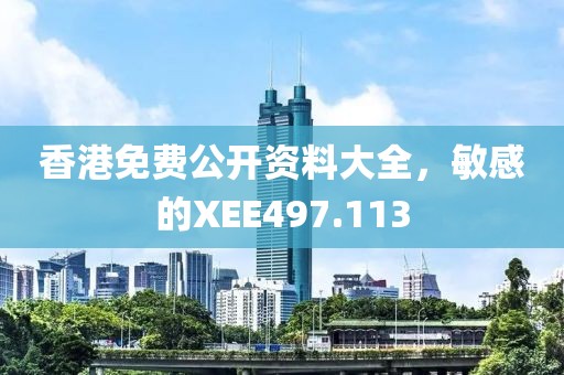 香港免費(fèi)公開資料大全，敏感的XEE497.113