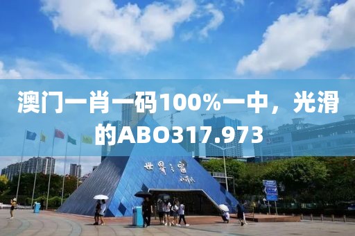 澳門(mén)一肖一碼100%一中，光滑的ABO317.973