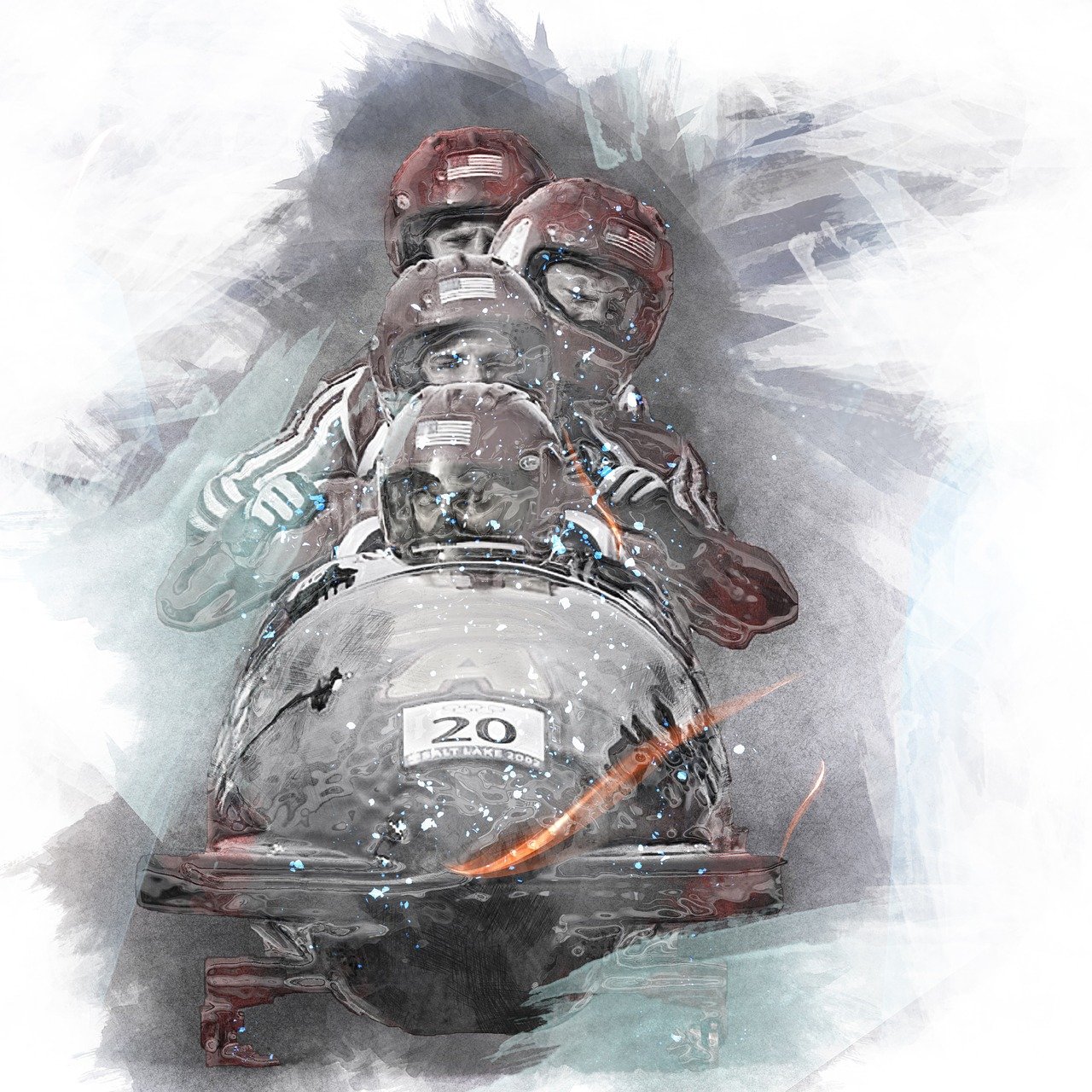 手繪賽車(chē)比賽，速度與藝術(shù)的激情碰撞