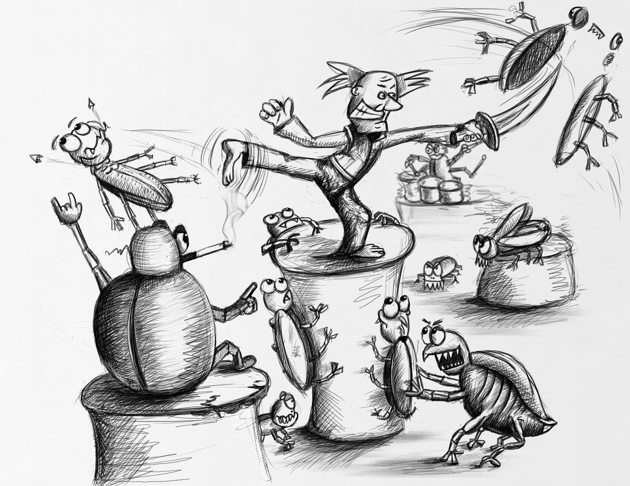 素描動(dòng)漫人物圖片，魅力展現(xiàn)與創(chuàng)作之旅